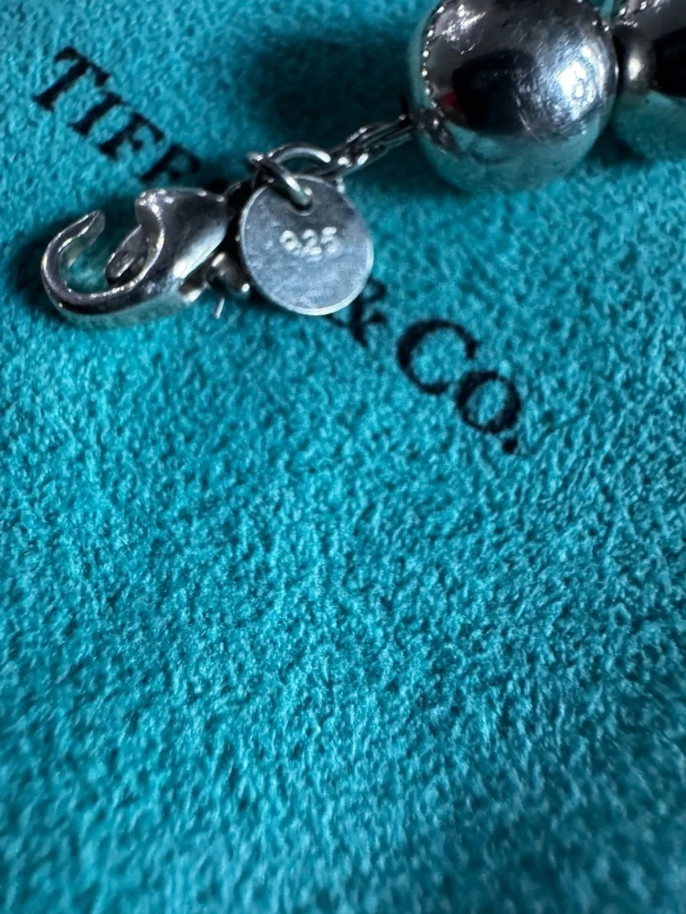 TIFFANY & CO CLASSIC 10MM BEADED BALL BRACELET - Picture 8 of 16